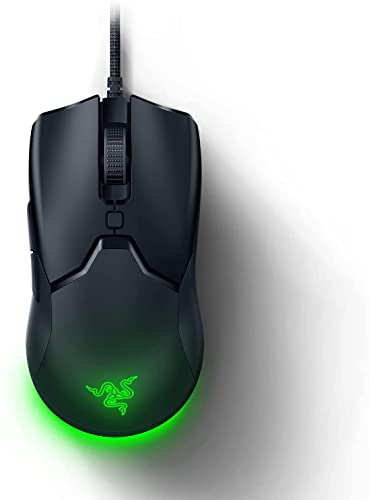 Razer Viper Mini - Ultraleichte Kabelgebundene Gaming-Maus (61g Ultraleichtes Beidhändiges Design, Speedflex-Kabel, Optischer Sensor mit 8500 DPI, Optischer Mausschalter, RGB-Chroma) Schwarz von Razer