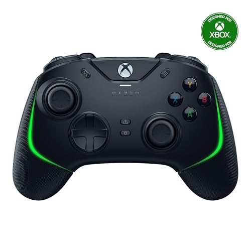 Razer Wolverine V2 Chroma Wired Gaming Pro Controller für Xbox Series X|S, Xbox One, PC: RGB-Beleuchtung, Remappable Buttons & Trigger, Mecha-Tactile Tasten & D-Pad, Trigger-Stopp-Schalter, Schwarz Razer Wolverine V2 Chroma Wired Gaming Pro Controller für Xbox Series X|S, Xbox One, PC: RGB-Beleuchtung, Remappable Buttons & Trigger, Mecha-Tactile Tasten & D-Pad, Trigger-Stopp-Schalter, Schwarz von Razer