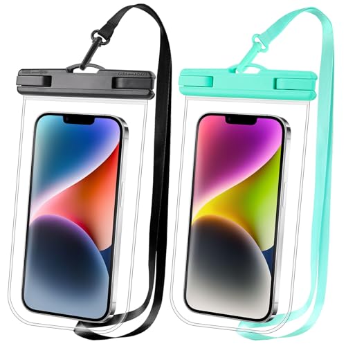 Razobws 2 Stück 2024 wasserdichte Handyhülle, IPX8 Reise Gadgets und Urlaub Must Haves, Wasserfeste Wasserdichter Beutel für Travel Schwimmen, Wasserdicht für Galaxy iPhone 16 15 14 13 12 11 Pro Max Razobws 2 Stück 2024 wasserdichte Handyhülle, IPX8 Reise Gadgets und Urlaub Must Haves, Wasserfeste Wasserdichter Beutel für Travel Schwimmen, Wasserdicht für Galaxy iPhone 16 15 14 13 12 11 Pro Max von Razobws