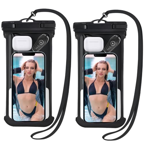 Razobws 2 Stück wasserdichte Handyhülle, IPX8 Reise Gadgets und Urlaub Must Haves Wasserfeste Wasserdichter Beutel für Travel Schwimmen Handyhülle Wasserdicht für iPhone 15 14 13 12 Pro Max Galaxy Razobws 2 Stück wasserdichte Handyhülle, IPX8 Reise Gadgets und Urlaub Must Haves Wasserfeste Wasserdichter Beutel für Travel Schwimmen Handyhülle Wasserdicht für iPhone 15 14 13 12 Pro Max Galaxy von Razobws