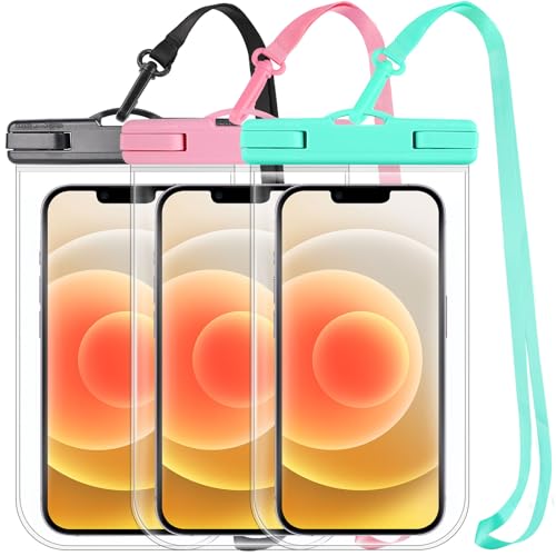 Razobws 3 Stück 2024 wasserdichte Handyhülle, IPX8 Reise Gadgets und Urlaub Must Haves, Wasserfeste Wasserdichter Beutel für Travel Schwimmen, Wasserdicht für iPhone 15 14 13 12 11 Pro Plus Galaxy Razobws 3 Stück 2024 wasserdichte Handyhülle, IPX8 Reise Gadgets und Urlaub Must Haves, Wasserfeste Wasserdichter Beutel für Travel Schwimmen, Wasserdicht für iPhone 15 14 13 12 11 Pro Plus Galaxy von Razobws