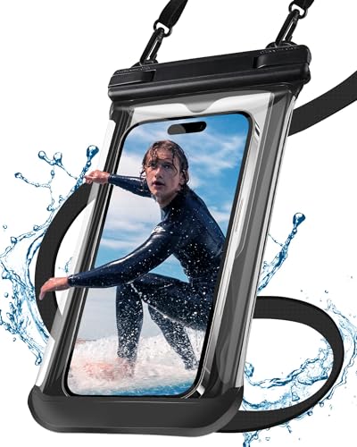 Razobws IP68 Wasserdichter, schwimmender Handybeutel, Kreuzfahrten 2024, Strandurlaub, Kajak-Zubehör, Trockentasche für iPhone 15/14/13/12/11 Plus Pro Max, Galaxy, Pixel - 3D-gewölbte Form Razobws IP68 Wasserdichter, schwimmender Handybeutel, Kreuzfahrten 2024, Strandurlaub, Kajak-Zubehör, Trockentasche für iPhone 15/14/13/12/11 Plus Pro Max, Galaxy, Pixel - 3D-gewölbte Form von Razobws