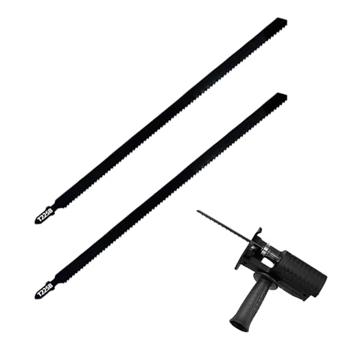 2 Stück T225 Bstichsägeblätter Lang,T-Schaft Stichsägeblätter 250mm,Hartstahl Stichsägen Zubehör,Geeignet Zum Schneiden Von Holz Kunststoffkarton Sperrholz Aluminium Usw von Rbleote