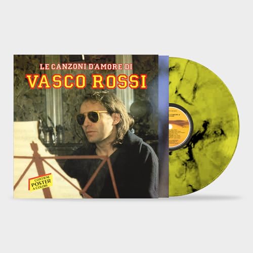 Le Canzoni D'Amore Di Vasco Rossi - 180-Gram Yellow & Black Marble Colored Vinyl [Vinyl LP] von Rca Victor Europe