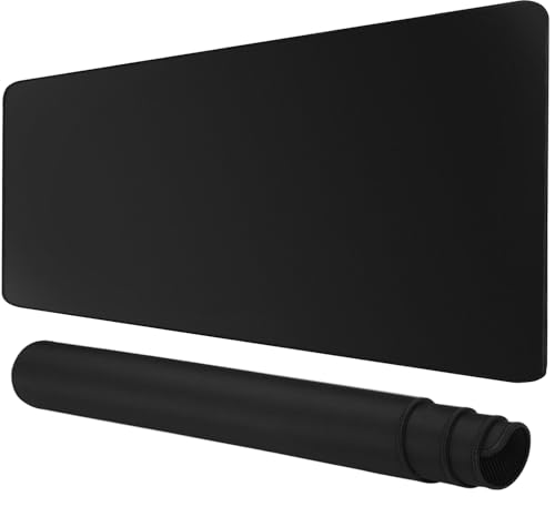 Rcege Großer Mauspad für Schreibtisch - 800x400mm Gaming-Mauspad mit genähten Kanten, Nicht rutschender Unterlage, Schreibtischmatte für Tastatur und Maus von Rcege