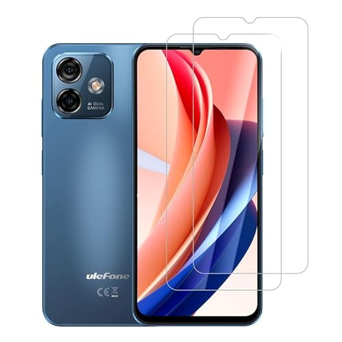 Rcokas [2 Stück Schutzfolie für Panzerglas Ulefone Note 16 Pro Displayschutz Ulefone Note 16 Pro Folie [HD][9H Härte] von Rcokas