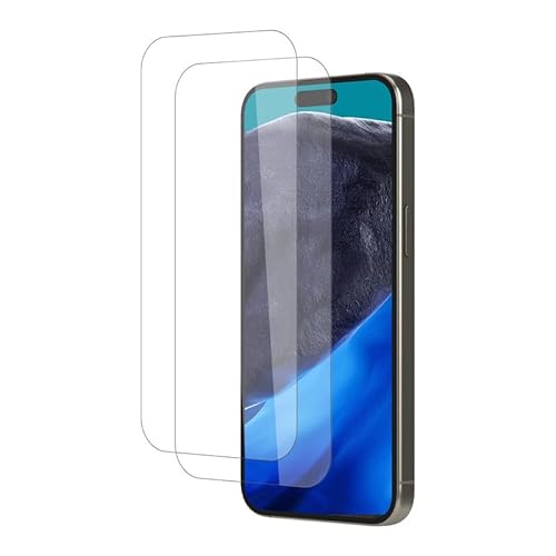 Rcokas [2 Stück für Displayschutz iPhone 16 Pro Max Panzerglas, Schutzfolie iPhone 16 Pro Max Folie [9H][Anti-Kratzen][HD Displayschutzfolie][Ultra-klar] von Rcokas