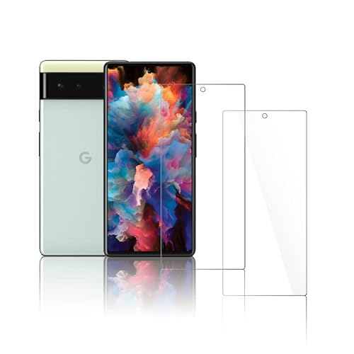 Rcokas 2 Stück für Google Pixel 6a Panzerglas Google Pixel 6a Schutzfolie Google Pixel 6a Glas Google Pixel 6a 5G Displayschtz, Anti Fingerabdruck, 9H Härte, Anti-Bläschen-【Google Pixel 6a 5G】 von Rcokas