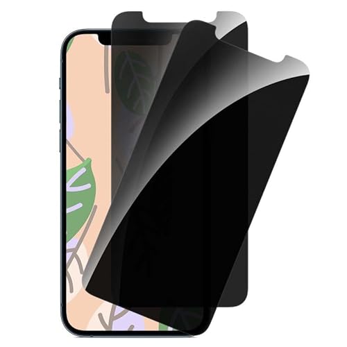 Rcokas [2 Stück für Schutzfolie Anti-spy iphone 12Pro Displayschutz Panzerglas Anti-spy iphone 12/12Pro Blickschutz, [HD][9H Härte][Anti-Kratzen][Frei von Kratzern] von Rcokas