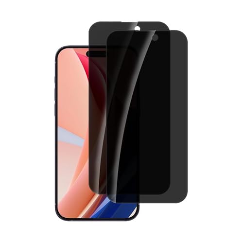 Rcokas [2 Stück für Schutzfolie Anti-spy iphone 14 Pro Max Panzerglas iphone 14 Pro Max Schutz Blickschutz, [9H Härte][HD Displayschutzfolie] von Rcokas