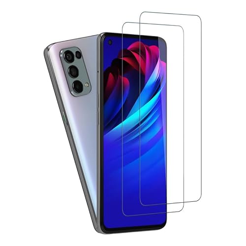 Rcokas [2 Stück für Schutzfolie Oppo Find X3 Lite Displayschutz Panzerglas Oppo Find X3 Lite 5G Folie, [HD][9H Härte][Anti-Kratzen][Frei von Kratzern] von Rcokas