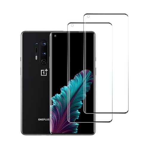 Rcokas Schutzfolie für Panzerglas OnePlus 8 Pro Displayschutz [2 Stück][Anti-Kratzen][9H][HD Displayschutzfolie] für Schutz OnePlus 8 Pro 5G Folie Screen Protector von Rcokas
