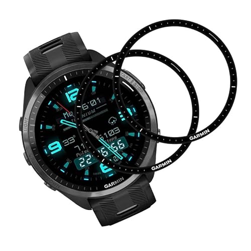 Rcokas Schutzfolie für Panzerglasfolie Garmin Forerunner 965 Displayschutz [2 Stück][Anti-Kratzen][Soft TPU][HD Displayschutzfolie] für Schutz Garmin Forerunner 965 Folie Screen Protector von Rcokas