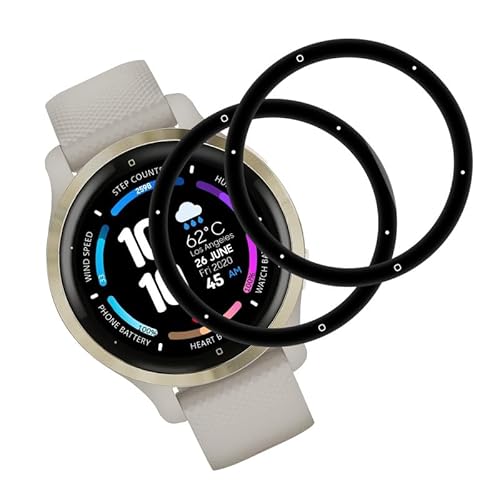 Rcokas Schutzfolie für Panzerglasfolie Garmin Venu 2s Displayschutz [2 Stück][Anti-Kratzen][Soft TPU][HD Displayschutzfolie] für Schutz Garmin Venu 2s Folie Screen Protector von Rcokas