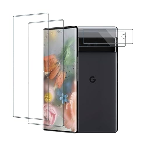 Rcokas für [2+2 Stück Panzerglas Google Pixel 6a Kameraschutz Schutzfolie Schutz Google Pixel 6a Displayschutz [9H][HD Displayschutzfolie][Blasenfrei] von Rcokas