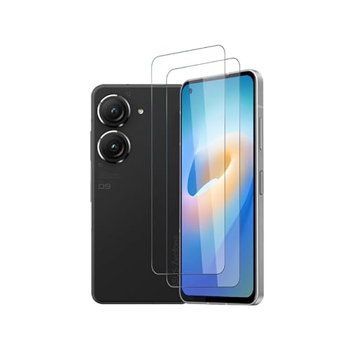 Rcokas für [2 Stück Asus Zenfone 9 Panzerglas Asus Zenfone 9 Schutzfolie Schutz Folie Displayschutz [9H][HD Displayschutzfolie] von Rcokas