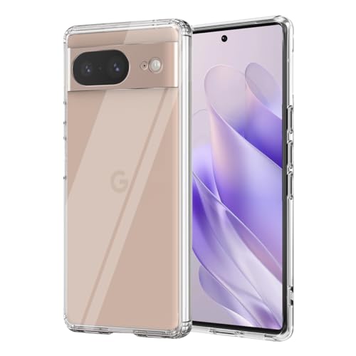 Rcokas für Handyhülle Google Pixel 8 Hülle Klar Google Pixel 8 Schutzhülle Google Pixel 8 Case Cover Transparent Silikon, Soft TPU, Stoßfest, rutschfest, Basic Standard von Rcokas