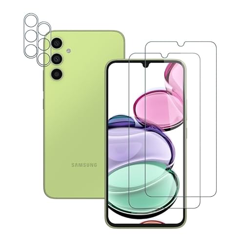 Rcokas für Samsung A34 Panzerglas Galaxy A34 Schutzfolie, [Samsung Galaxy A34 5G][2+2 Stück][9H][HD][Anti-Kratz], Displayschutzolie für Panzerglas Samsung Galaxy A34 5G Kameraschutz von Rcokas