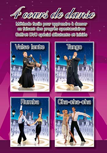 Coffret 4 DVD de cours de danse : tango, valse lente, cha-cha-cha, rumba [FR Import] von Rdm Edition