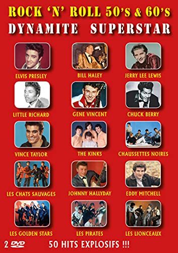 Rock 'n' roll 50's & 60's dynamite superstar - 50 hits explosifs !!! [FR Import] von Rdm Edition