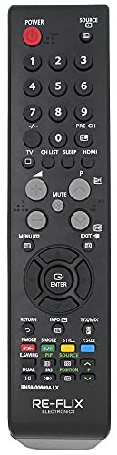 Re-Flix Ersatzfernbedienung BN59-00609A geeignet für Samsung PS42C91HX/XEC von Re-Flix