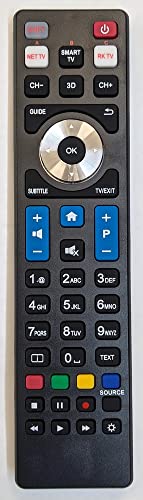 Re-Flix Superior TV Fernbedienung passend für Philips 24PFS5505/12 32PFL6605H 40PFL5806K/02 43PUS7100/12 50PFL5008K/12 65OLED935/12 von Re-Flix
