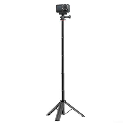 Ausziehbares Aluminium-Telefonstativ, leichte Selfie-Stativ-Verlängerungsstange, tragbares Reisestativ für INSTA360 X5 (vierstufig) von ReachMall