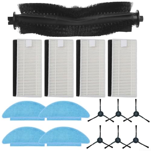 Ensure Constant Performance Parts Kit for L9000 Robot Vacuum Cleaner Main Brush, Side Brush, Filter Pad (A) von ReachMall