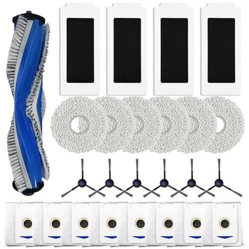 Ersetzen Sie abgenutztes Zubehör für Deebot T30 PRO, OmniT30 Max, T30 Seitenbürste, Filter, Wischtuch, Staubbeutel (B) von ReachMall