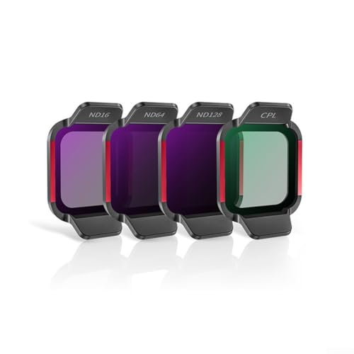 Kamerafilter-Set für DJI Flip, High-Definition-wasserdichtes ND-Filterzubehör-Set, HD optisches Glas, kreisförmiges Polarisationsfilter-Set (vier Filtersätze) von ReachMall