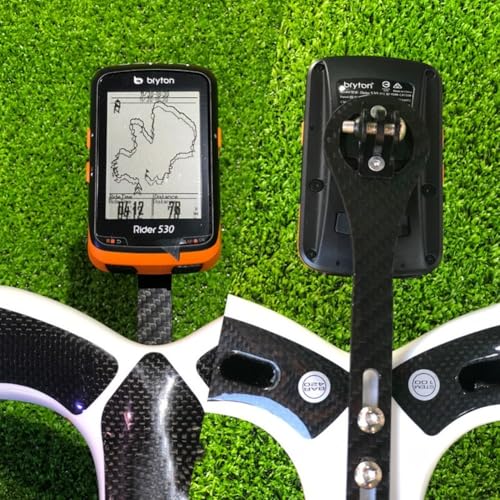 Multifunktionale Kohlefaser-Fahrradcomputer-Halterung für Garmin-Geräte Multifunktionale Kohlefaser-Fahrradcomputer-Halterung für Garmin-Geräte von ReachMall