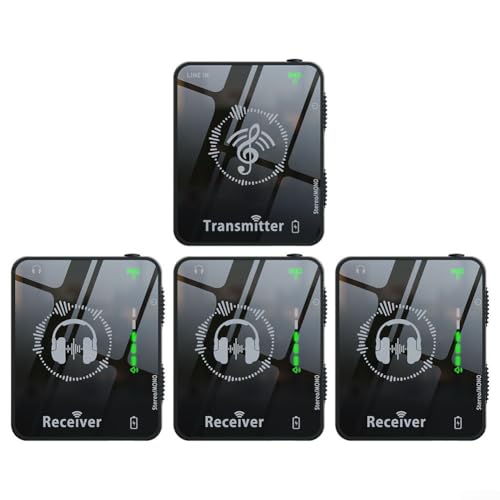 ReachMall Wireless In Ear Monitor System, Wireless Earphone Monitor, Transmission And Receiver System, 24Bit/48KHz Lossless Monitoring Headphone ReachMall Wireless In Ear Monitor System, Wireless Earphone Monitor, Transmission And Receiver System, 24Bit/48KHz Lossless Monitoring Headphone von ReachMall