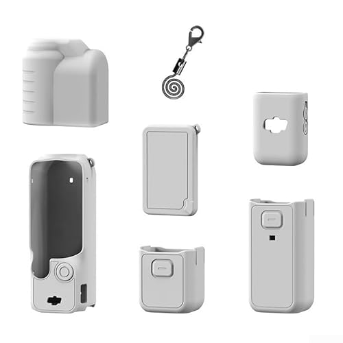 Silikon-Gel-Schutzhülle für DJI Osmo Pocket 3 bietet maximalen Schutz vor Staub und Kratzern (grau) von ReachMall
