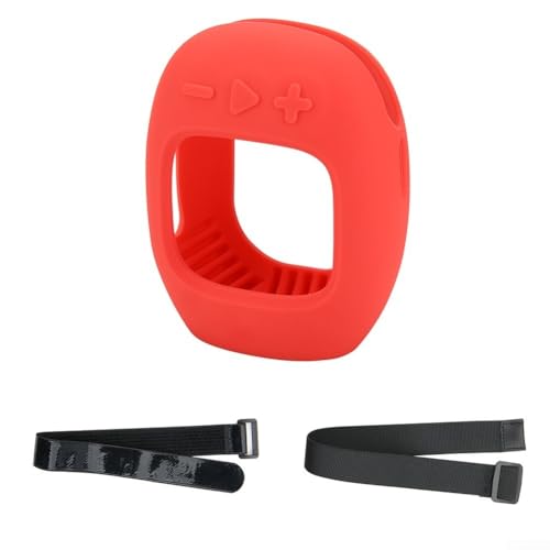 Tragbare Silikonhülle für JBL für Clip 5 Lautsprecher, entworfen für Musikliebhaber unterwegs (rot) von ReachMall