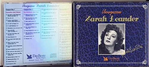 Unvergessene ZARAH LEANDER 3 CD-Box von Reader's Digest Verlag
