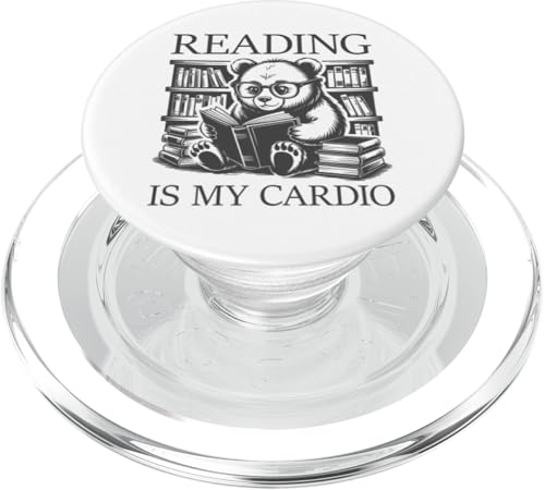 Reading Is My Cardio PopSockets PopGrip für MagSafe Reading Is My Cardio PopSockets PopGrip für MagSafe von Reading Is My Cardio