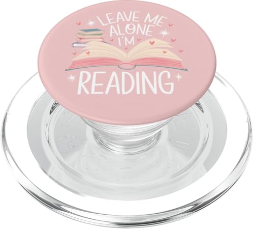 Lass mich in Ruhe, ich lese! Buchliebhaber Leseliebhaber PopSockets PopGrip für MagSafe von Reading Lover and Book Lover