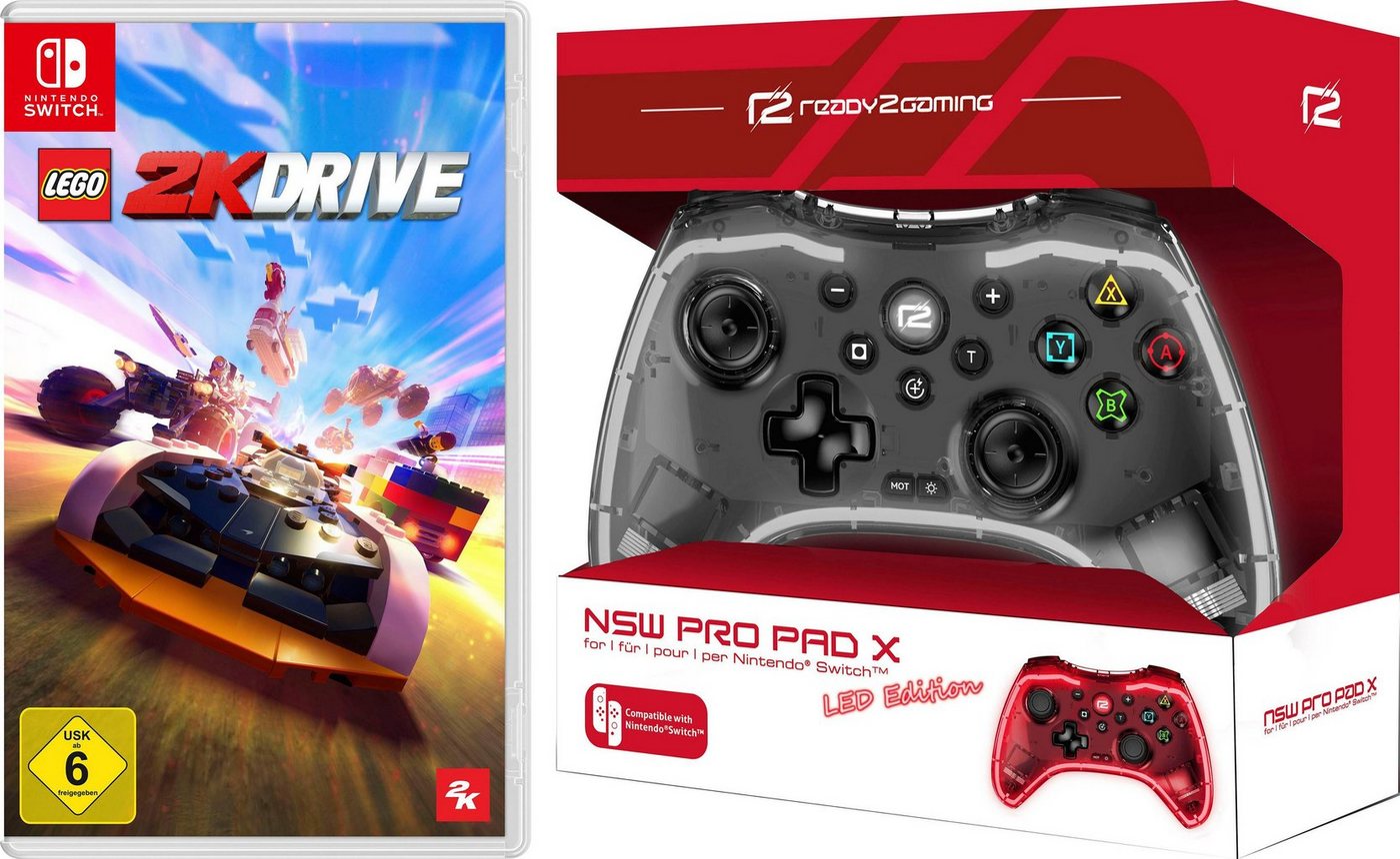 Ready2gaming Gamepad + NSW Lego 2K Drive (USK) - Code in the Box Controller von Ready2gaming