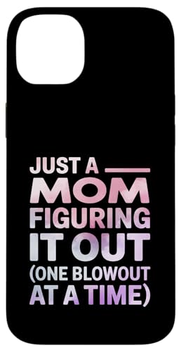 Lustiges Zitat "Just a Mom Figuring It Out" Hülle für iPhone 14 Plus Lustiges Zitat "Just a Mom Figuring It Out" Hülle für iPhone 14 Plus von Real Life Mama Mode