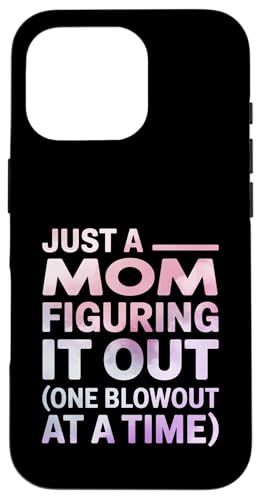 Lustiges Zitat "Just a Mom Figuring It Out" Hülle für iPhone 16 Pro Lustiges Zitat "Just a Mom Figuring It Out" Hülle für iPhone 16 Pro von Real Life Mama Mode