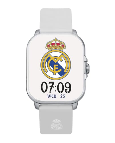 Real Madrid RM2005-10 offizielle Smartwatch, weiß, kompatibel mit Android und iOS, Weiß, Weiß von Real Madrid