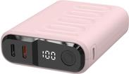 Powerbank RealPower PB-10000C PD+ mit 3xType-C,Rose (458441) von RealPower