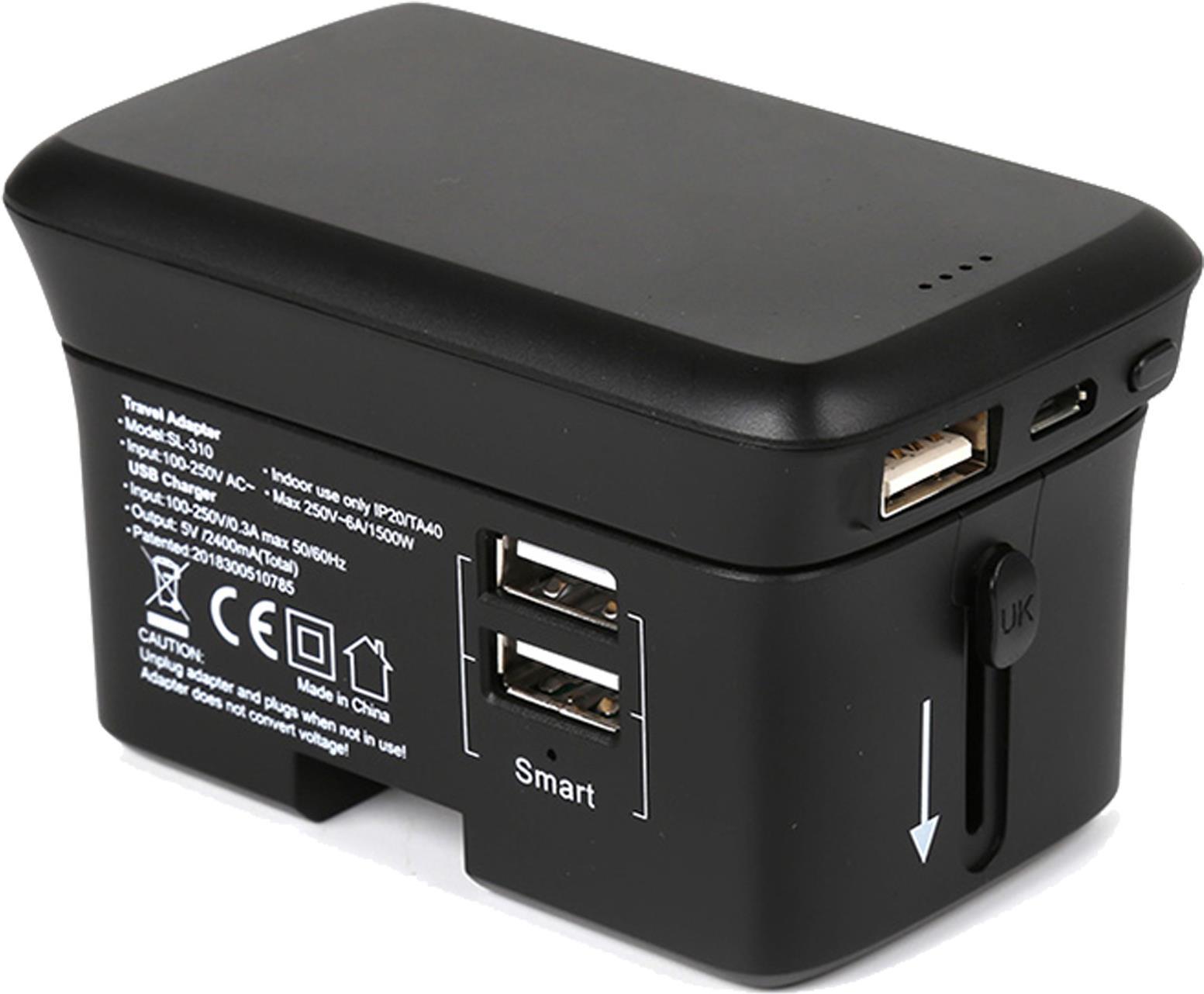 RealPower TravelCharge-4k Schwarz Indoor - Outdoor (308847) von RealPower