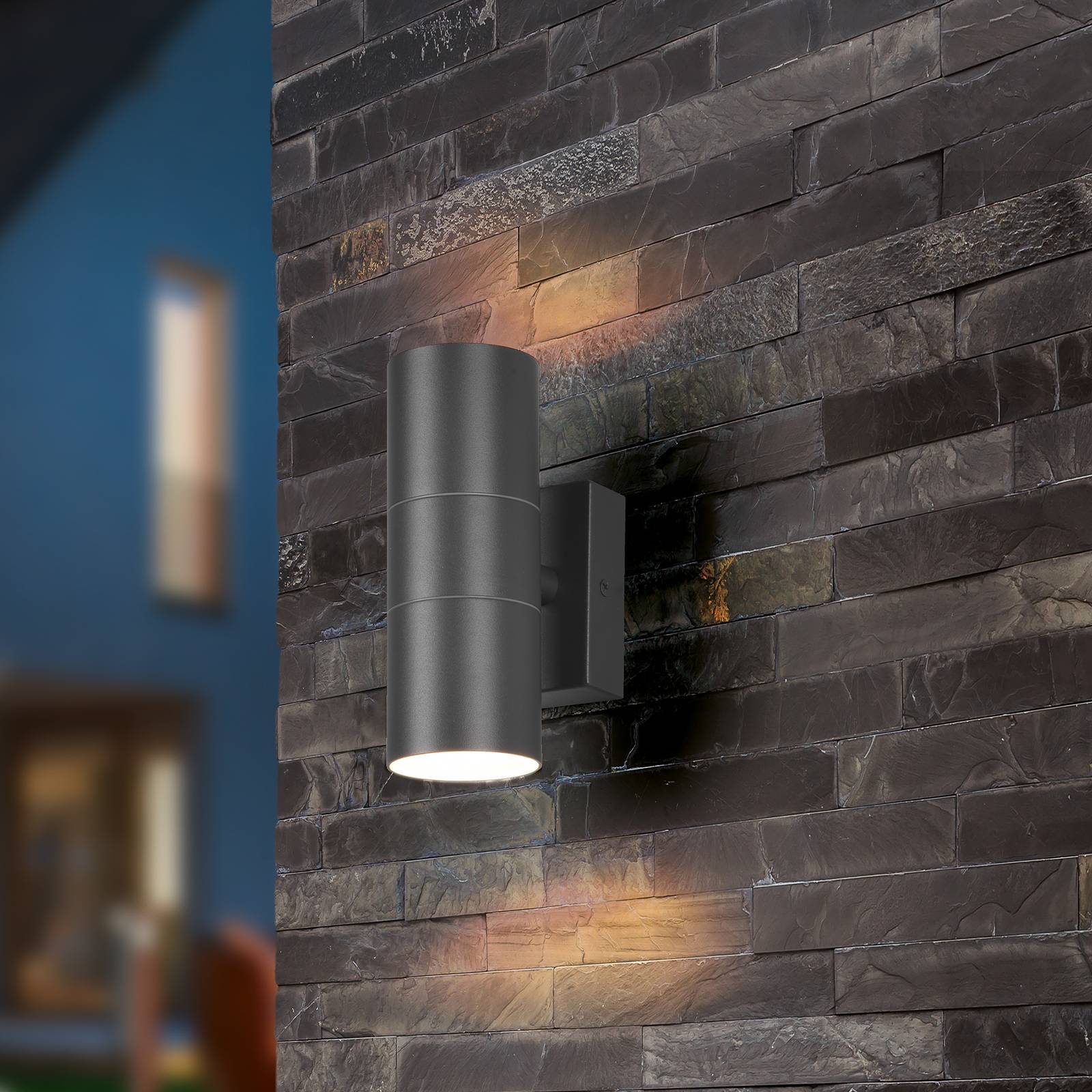 Außenwandleuchte Laredo mit Up- und Downlight von Reality Leuchten