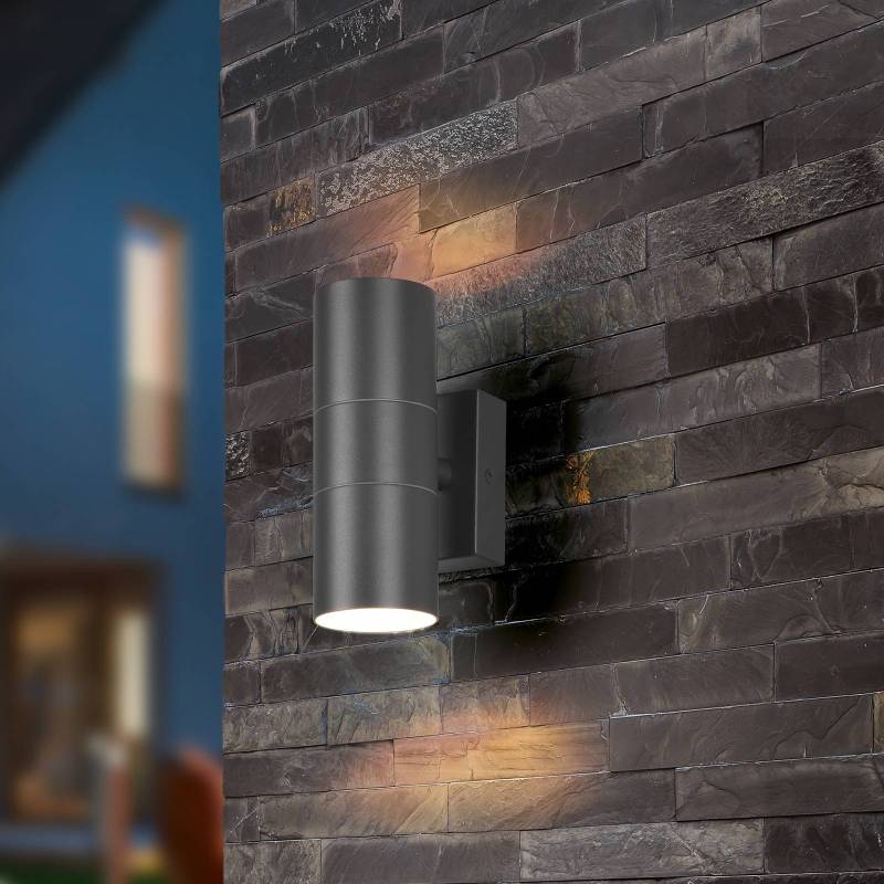 Außenwandleuchte Laredo mit Up- und Downlight von Reality Leuchten