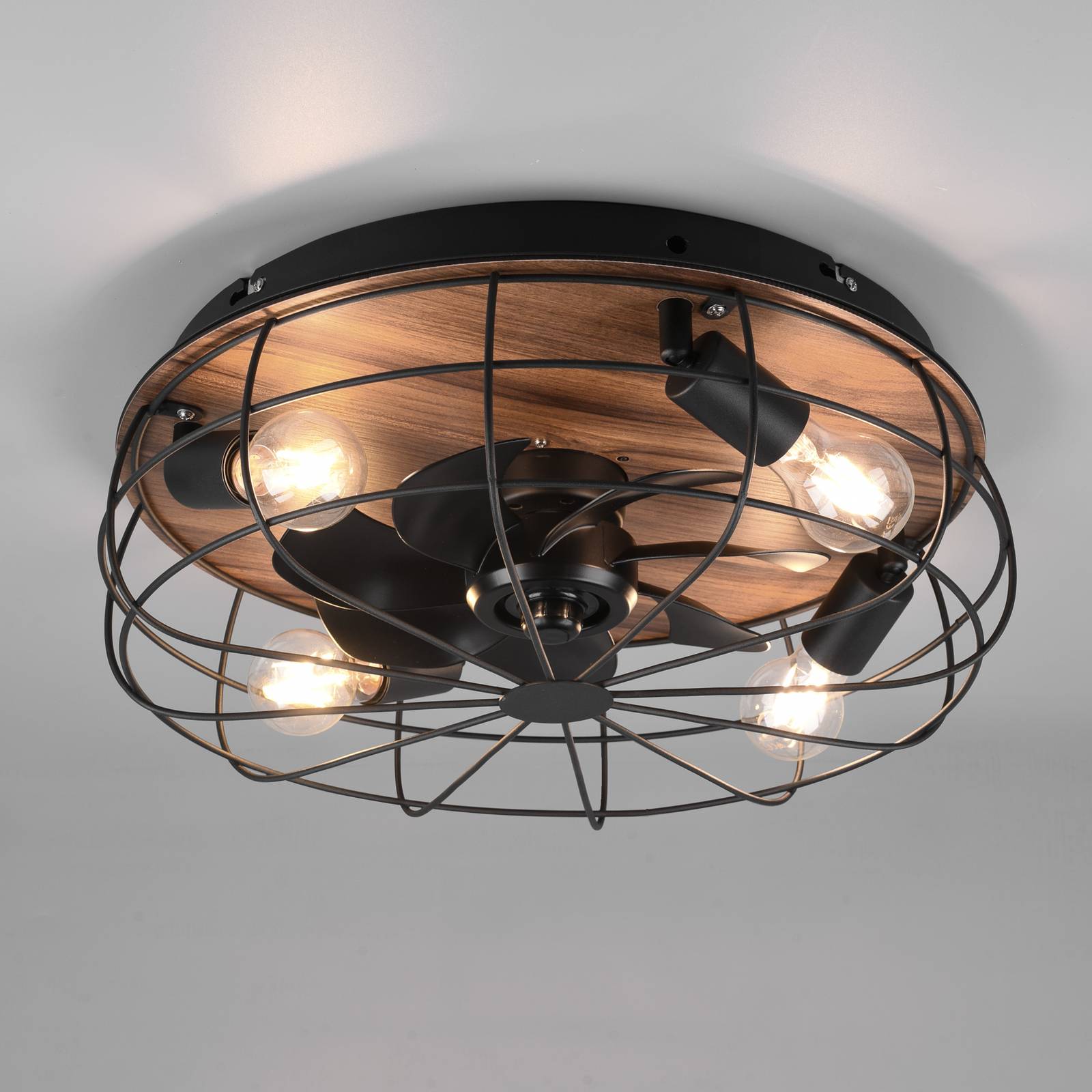 Deckenventilator Trondheim, Remote, 4xE27, holz Deckenventilator Trondheim, Remote, 4xE27, holz von Reality Leuchten