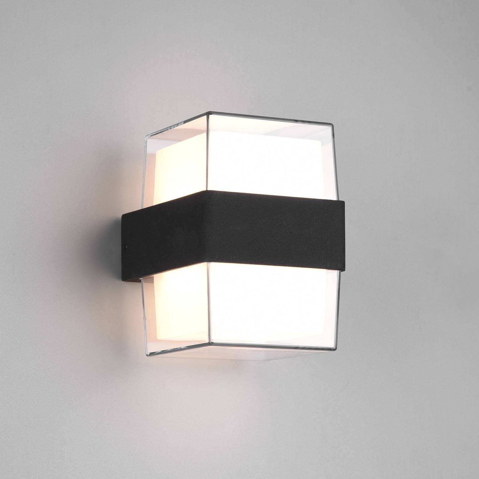 LED-Außenwandleuchte Molina, eckig, anthrazit LED-Außenwandleuchte Molina, eckig, anthrazit von Reality Leuchten