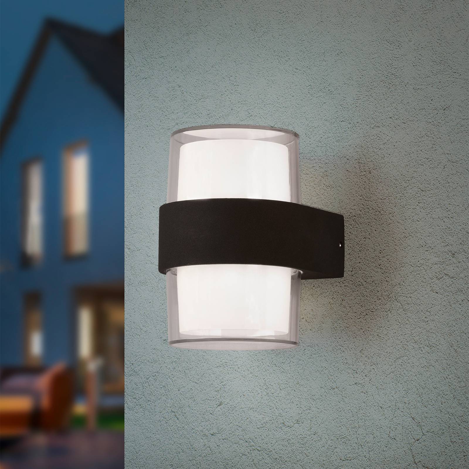 LED-Außenwandleuchte Molina, rund, anthrazit LED-Außenwandleuchte Molina, rund, anthrazit von Reality Leuchten