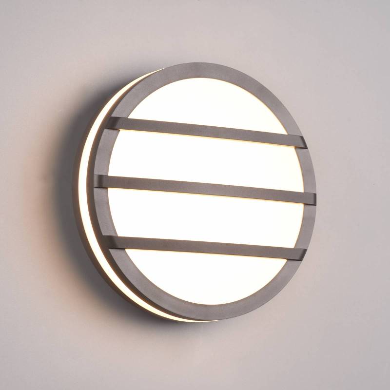 LED-Außenwandleuchte Venado, anthrazit, Kunststoff von Reality Leuchten