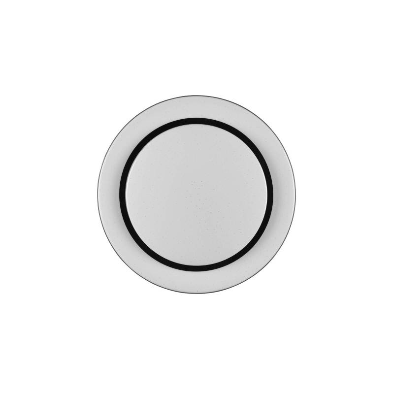 LED-Deckenlampe Atria, Ø 38 cm, schwarz, Kunststoff, CCT von Reality Leuchten